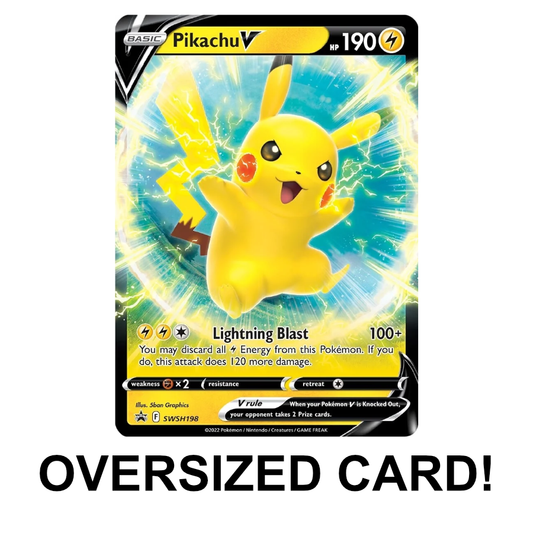 Pikachu V SWSH198 - Promo Oversized Card