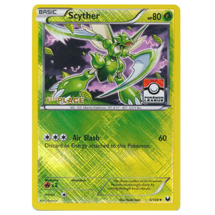 Scyther *1ST PLACE STAMP* - League Promo - Holo