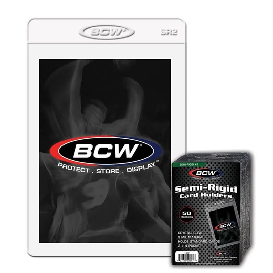 **CLEARANCE** BCW - Semi-Rigid Card Holders
