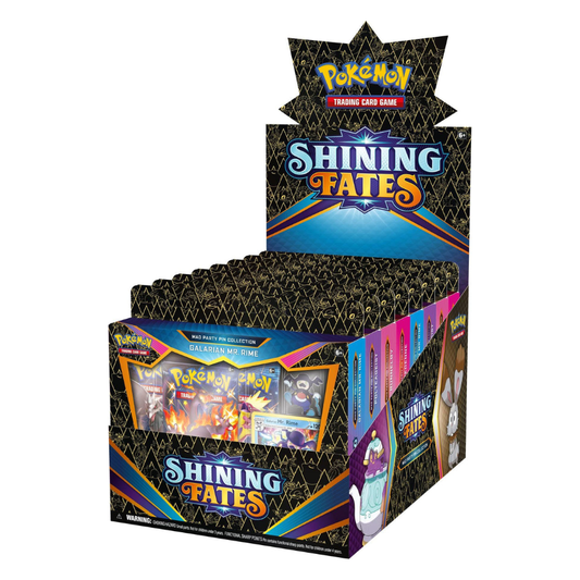 *SEALED DISPLAY* Shining Fates Mad Party Pin Collection