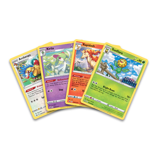 Silver Tempest *SEALED* Holo Promo and mini-deck featuring Archeops, Kirlia, Rapidash OR Sunflora