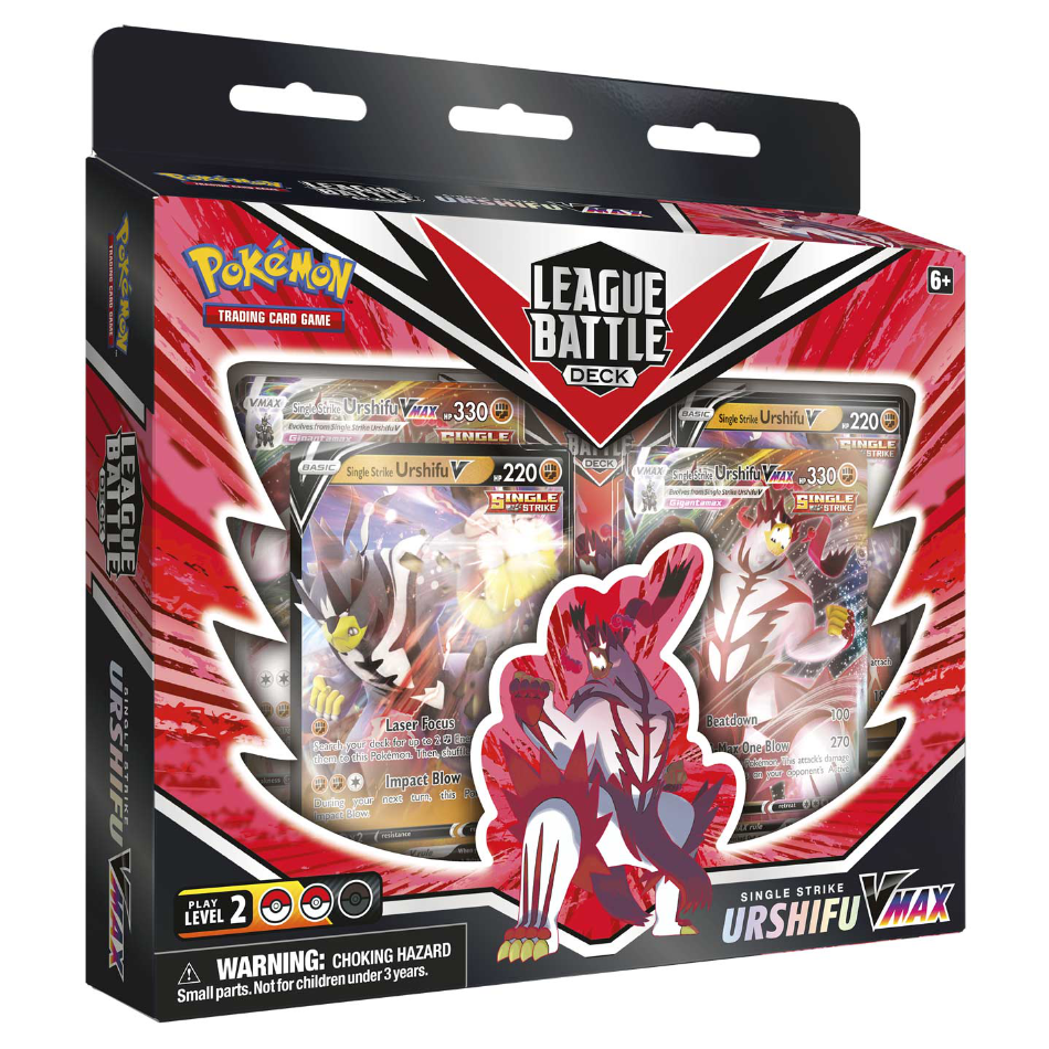 CLEARANCE! Urshifu VMAX League Battle Deck - Rapid Strike or Single Strike