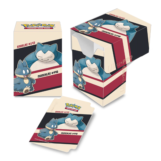 Ultra Pro - Snorlax and Munchlax Full-View Deck Box