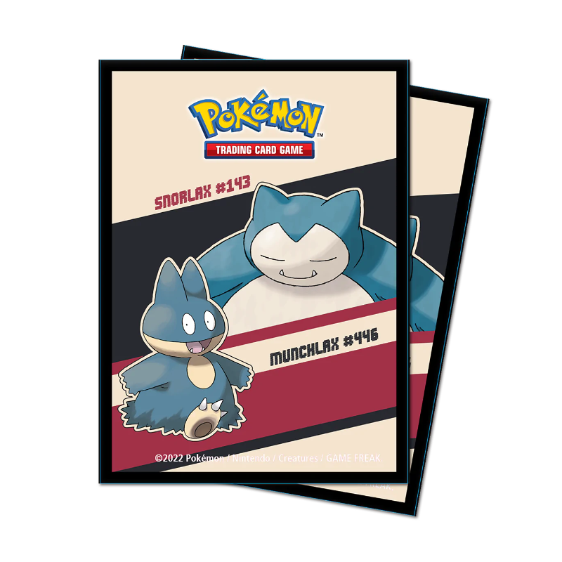 Ultra Pro Snorlax And Munchlax 65ct Standard Deck Protector Sleeves The Game Tree Nz 