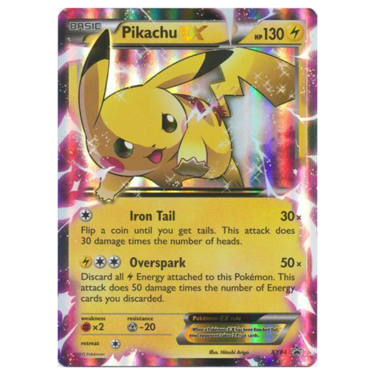 XY84 Pikachu-EX - Holo Full Art Promo