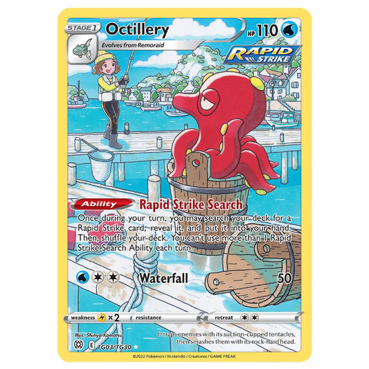 Octillery - Brilliant Stars - TG03/TG30 - Holo Ultra Rare Trainer Gallery