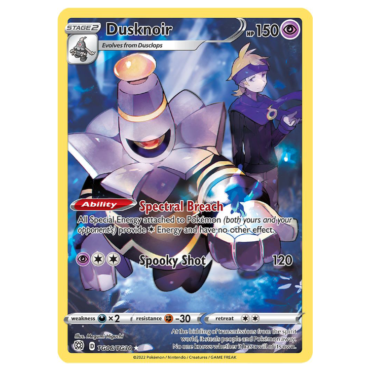 Dusknoir - Brilliant Stars - TG06/TG30 - Holo Ultra Rare Trainer Gallery