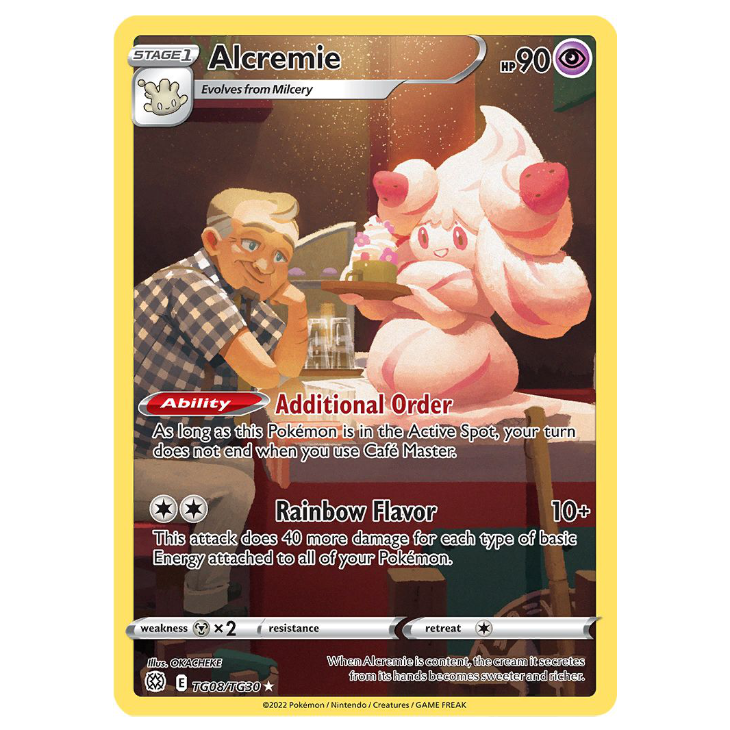 Alcremie - Brilliant Stars - TG08/TG30 - Holo Ultra Rare Trainer Gallery