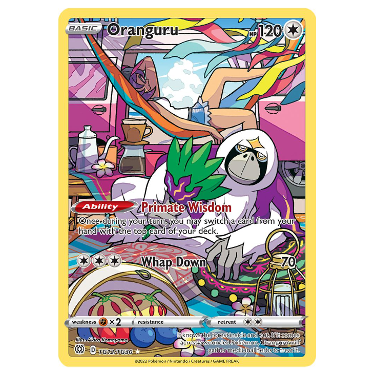 Oranguru - Brilliant Stars - TG12/TG30 - Holo Ultra Rare Trainer Gallery